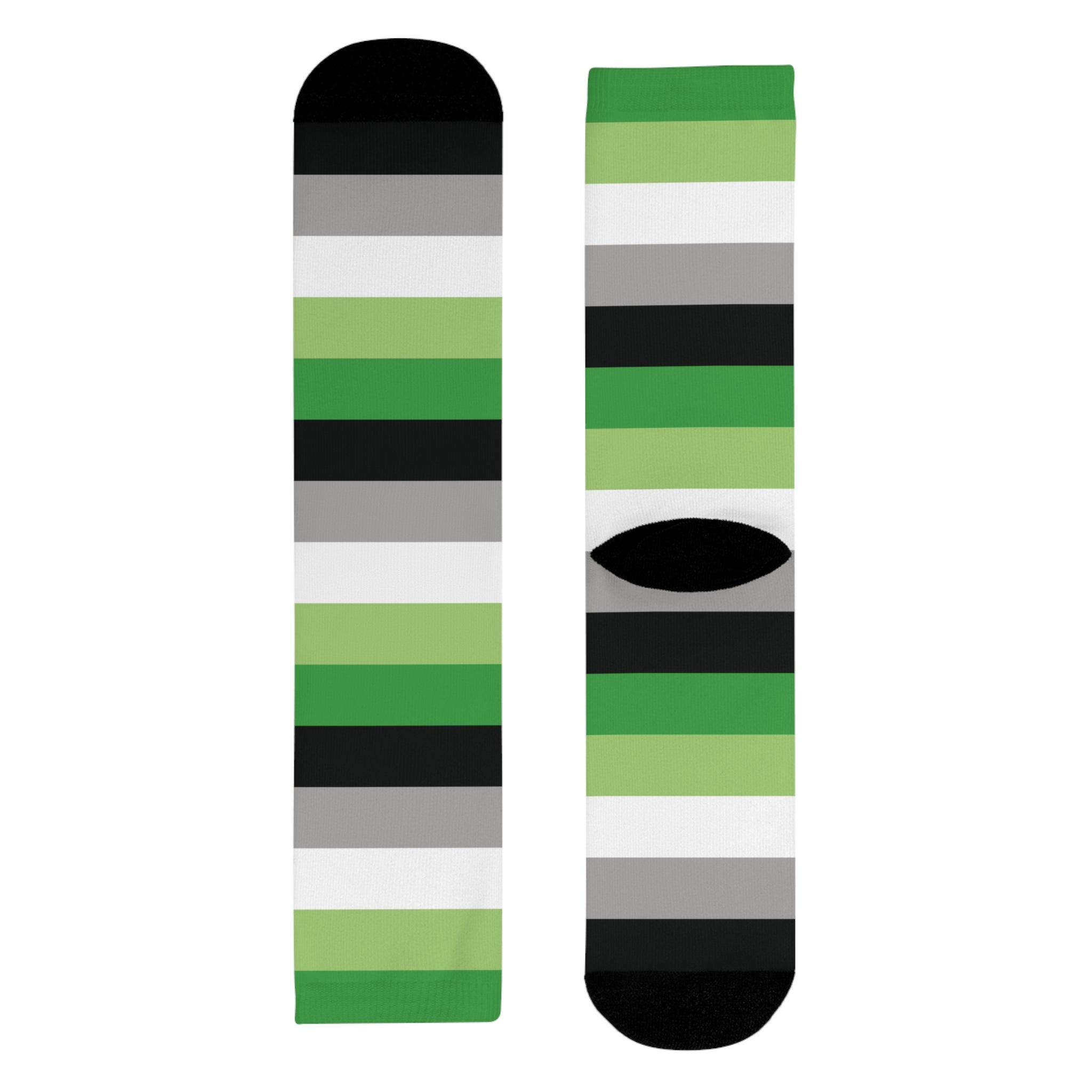 Aromantic Flag Socks