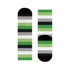 Aromantic Flag Socks