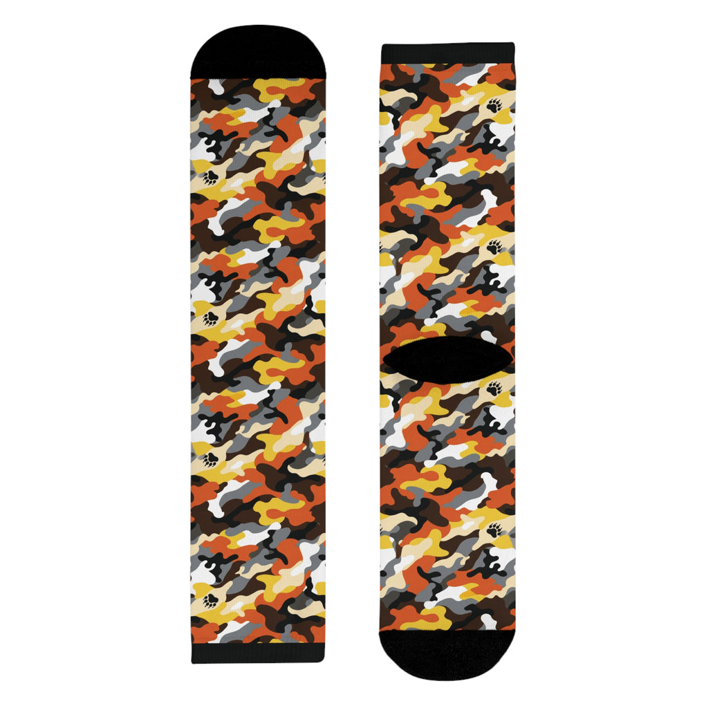 Bear Brotherhood Flag Camo Socks
