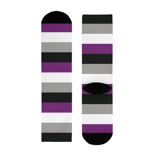 Asexual Flag Socks