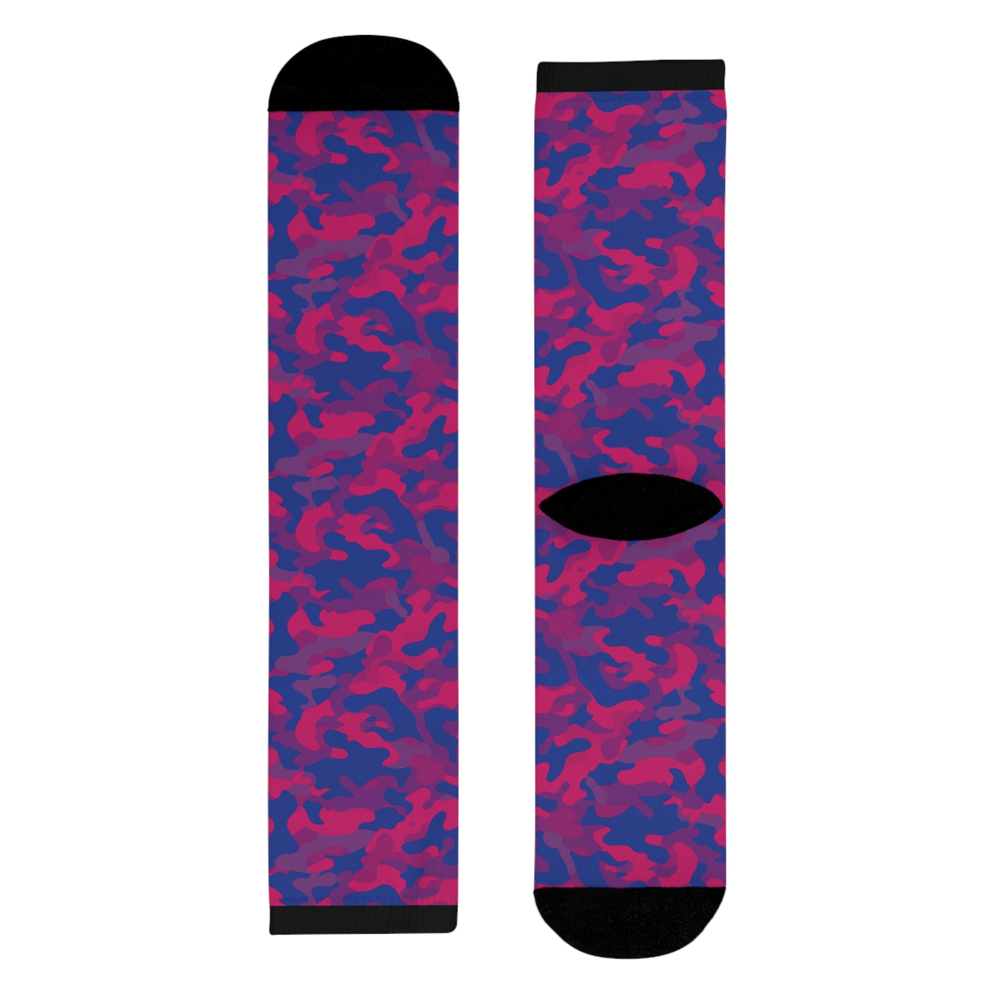 Bisexual Flag Camo Socks