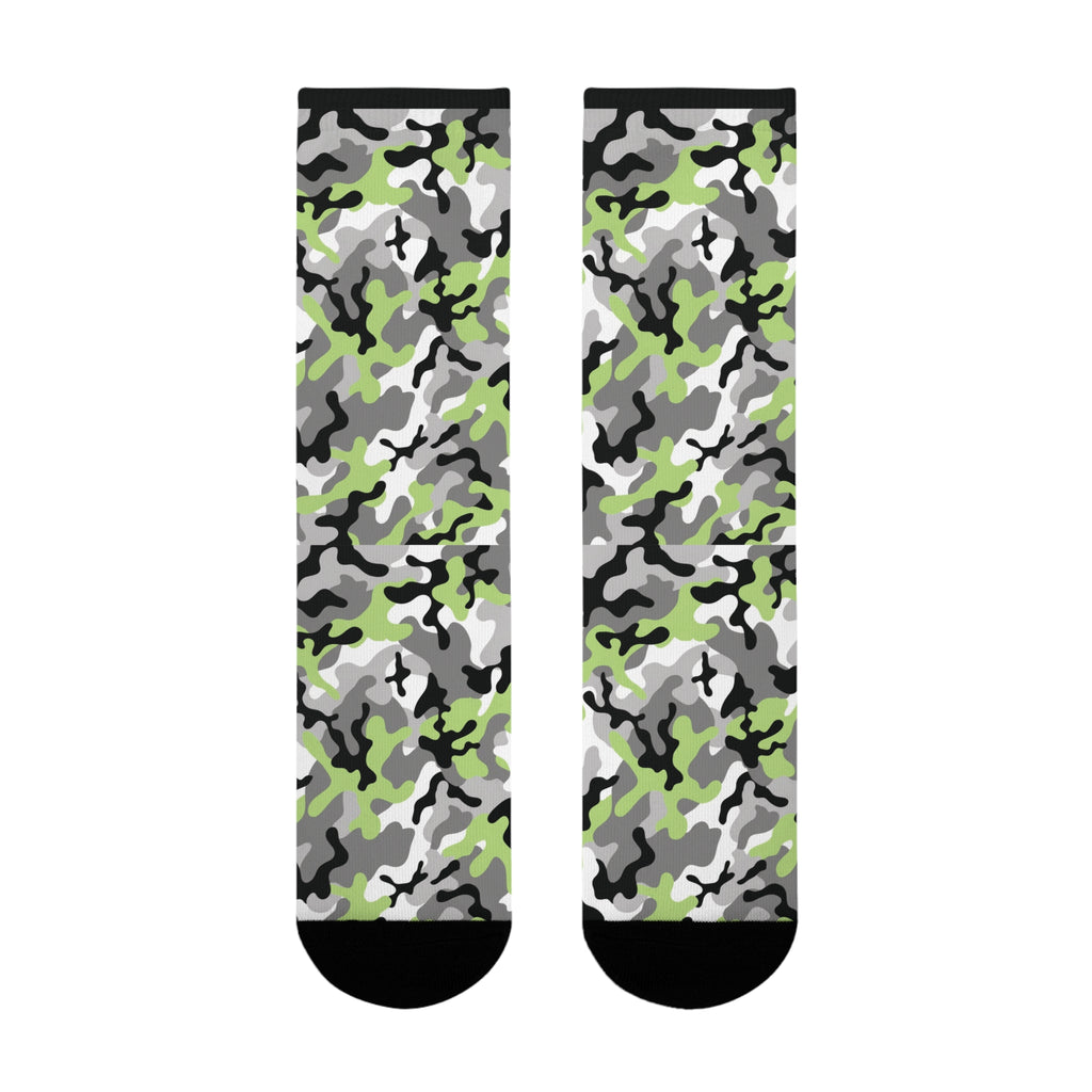 Agender Flag Camo Socks
