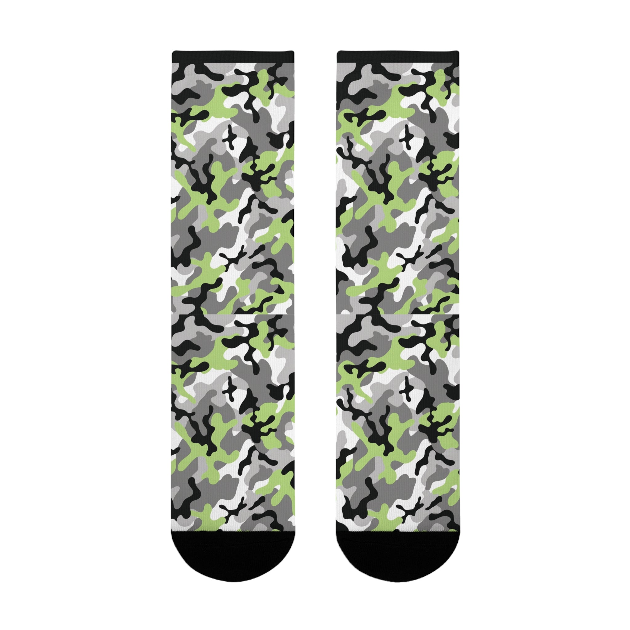Agender Flag Camo Socks