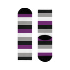 Asexual Flag Socks