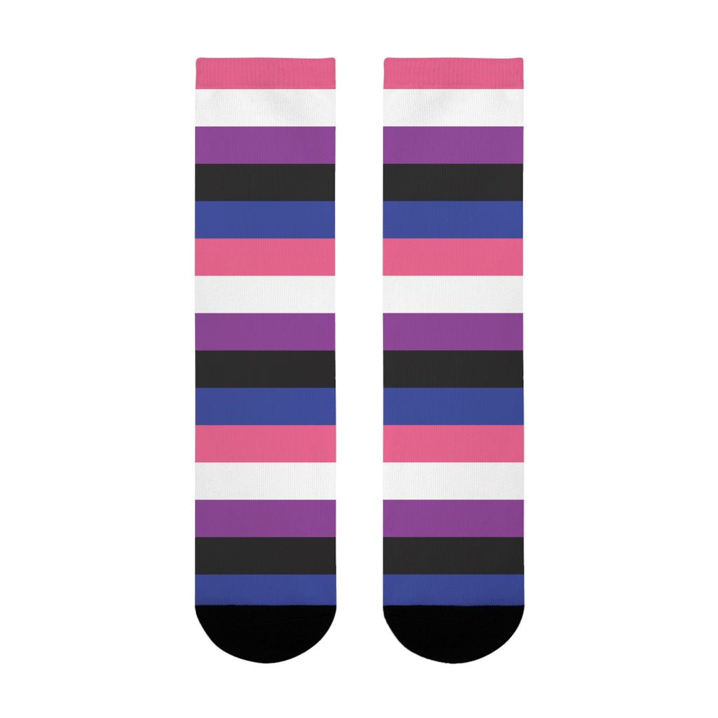 Genderfluid Flag Socks