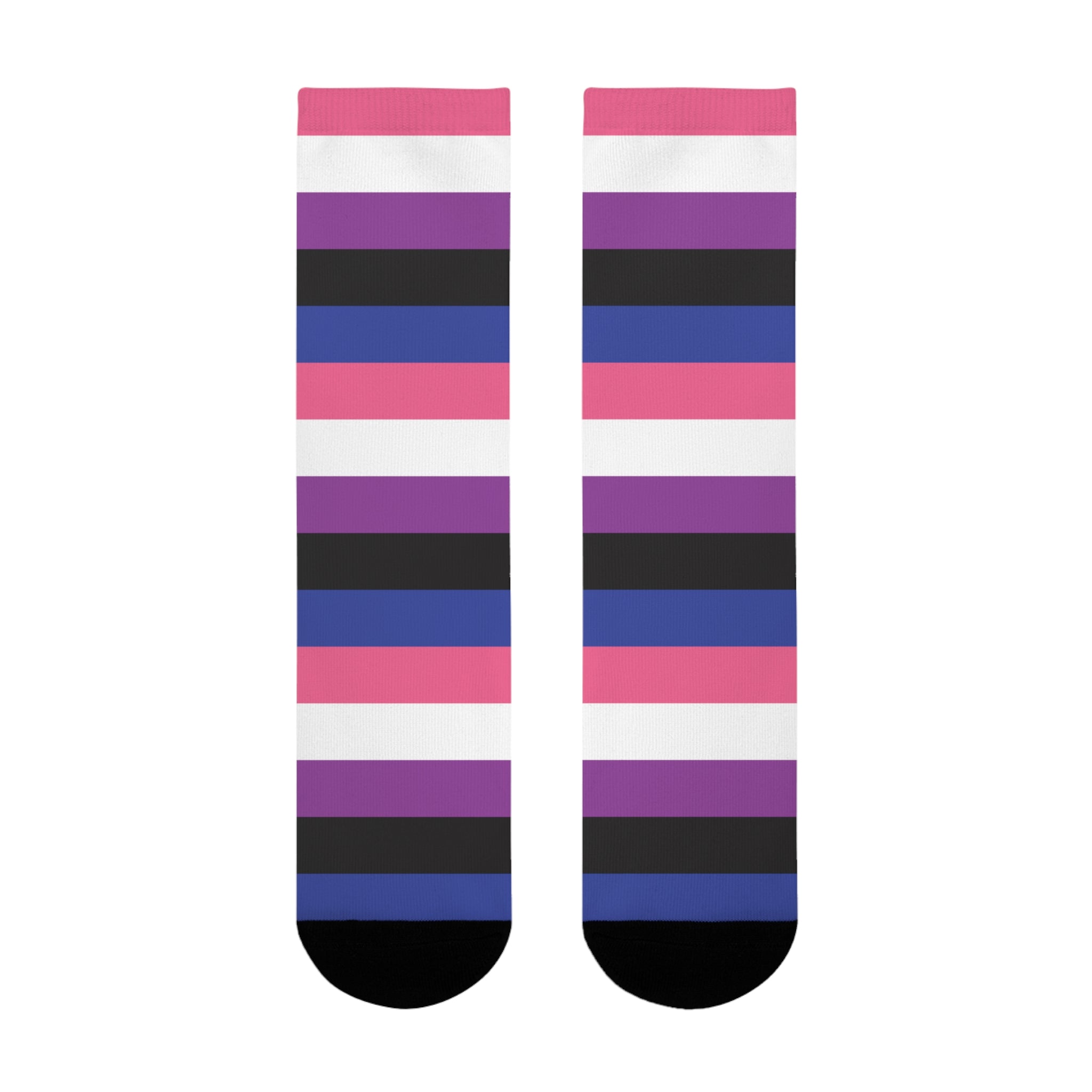 Genderfluid Flag Socks
