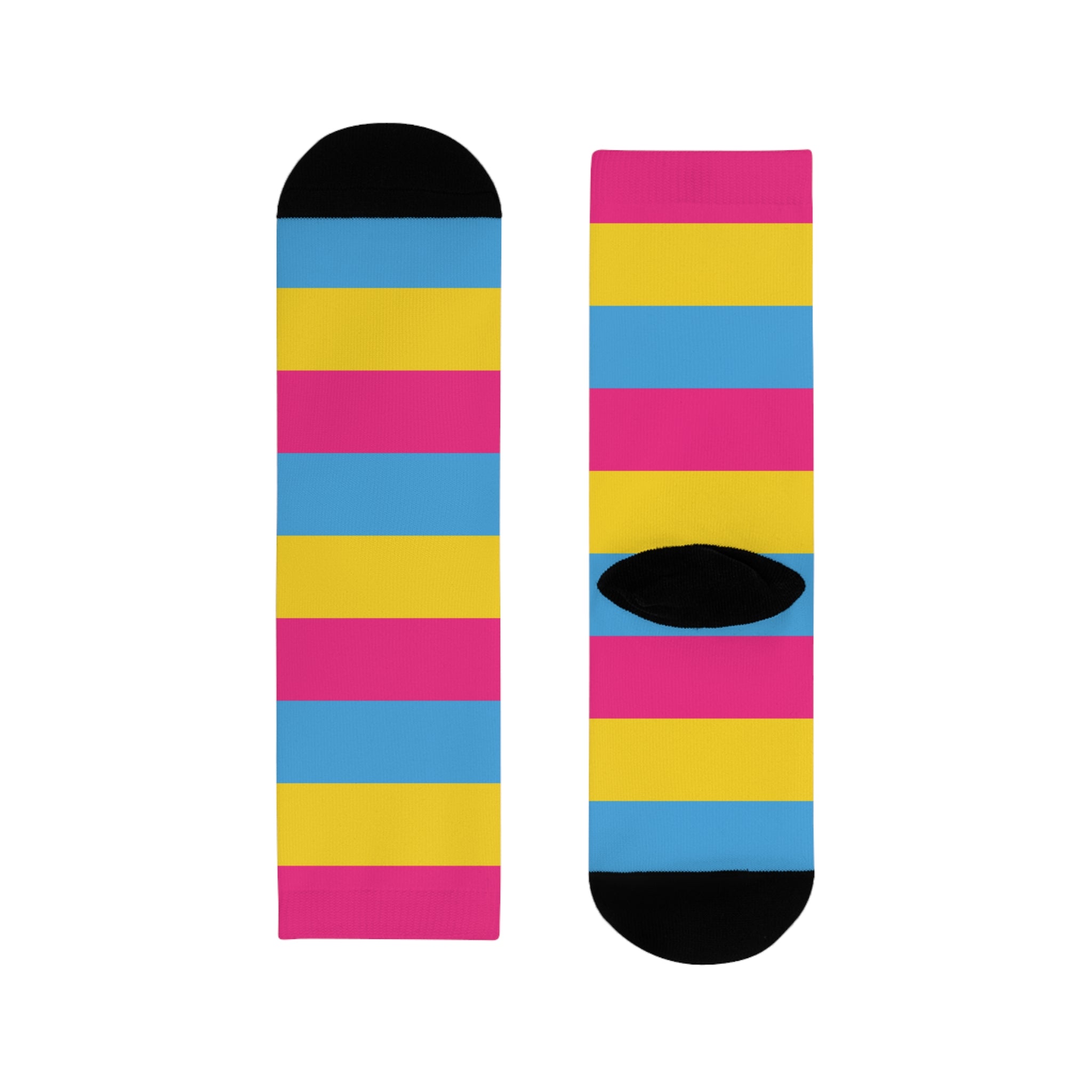 Pansexual Flag Socks