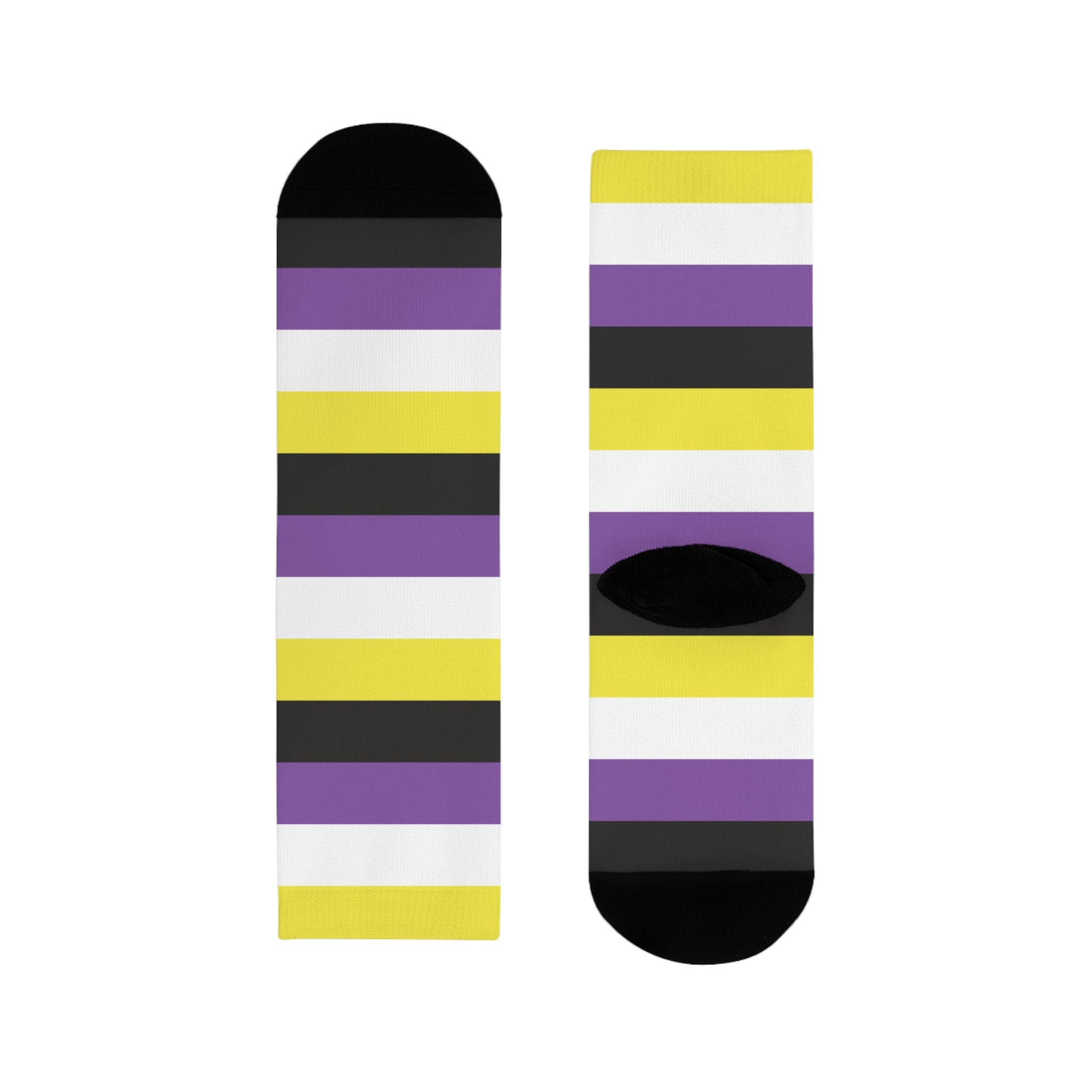 Non Binary Flag Socks