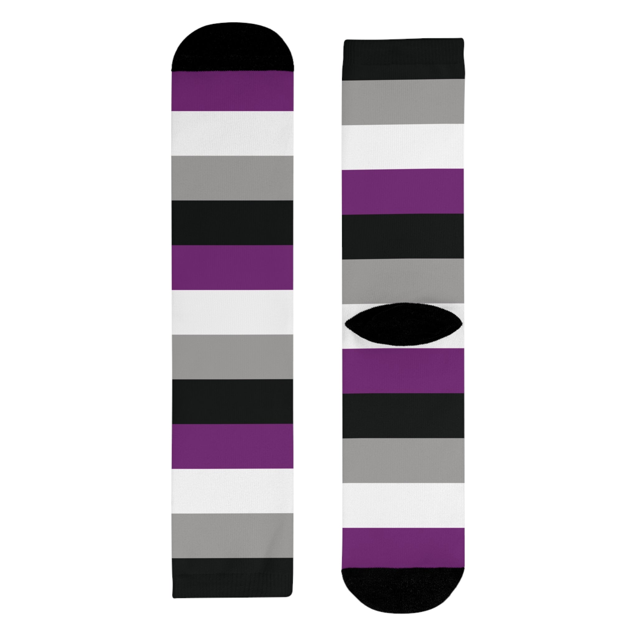 Asexual Flag Socks