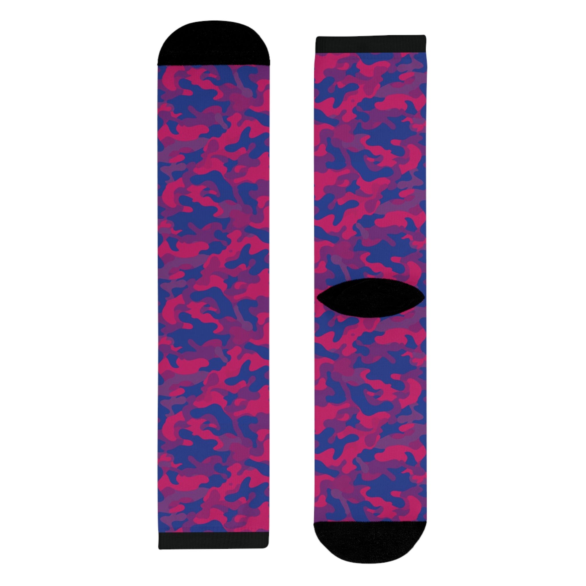 Bisexual Flag Camo Socks