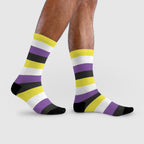 Non Binary Flag Socks