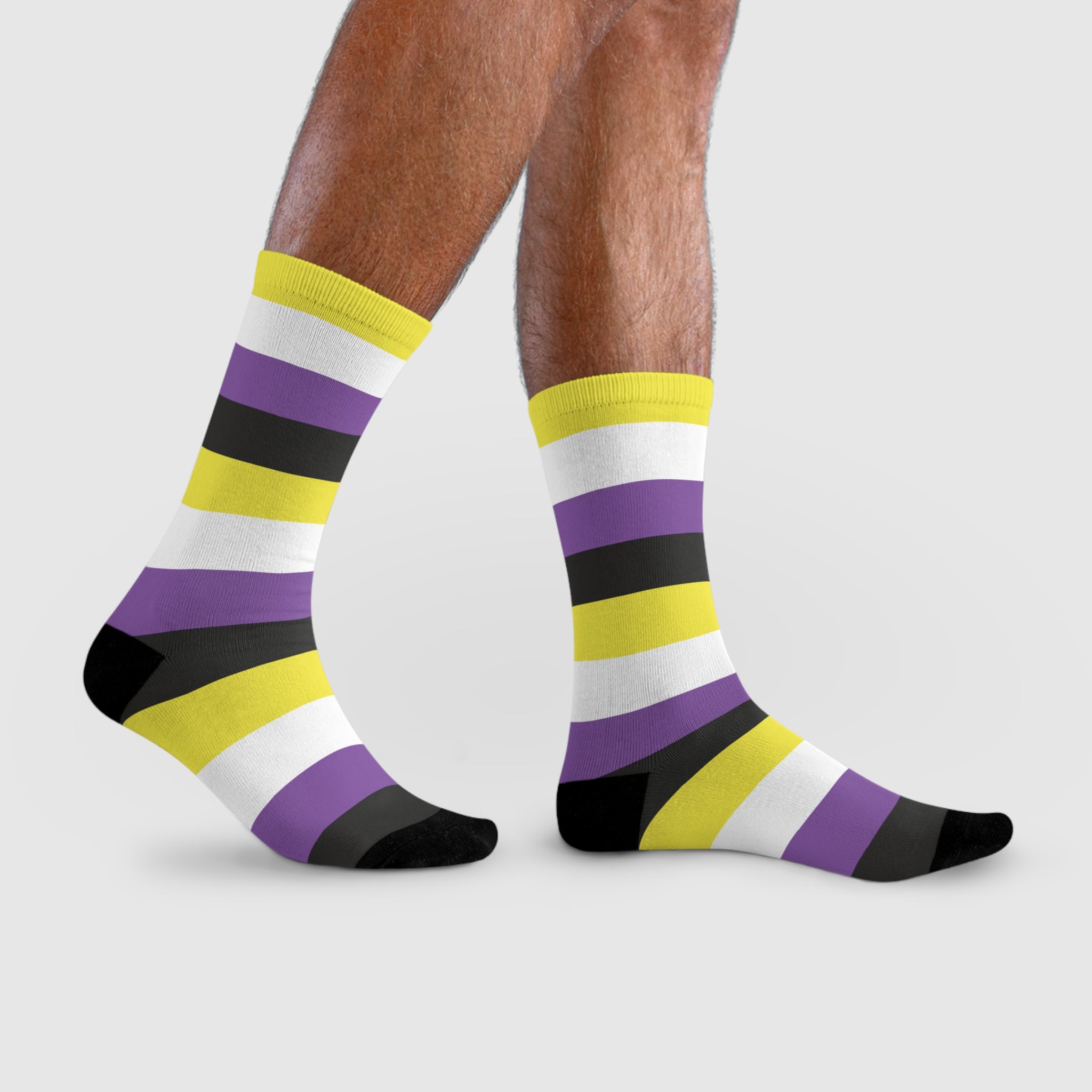 Non Binary Flag Socks