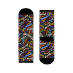 LGBT Flag Ribbon Socks