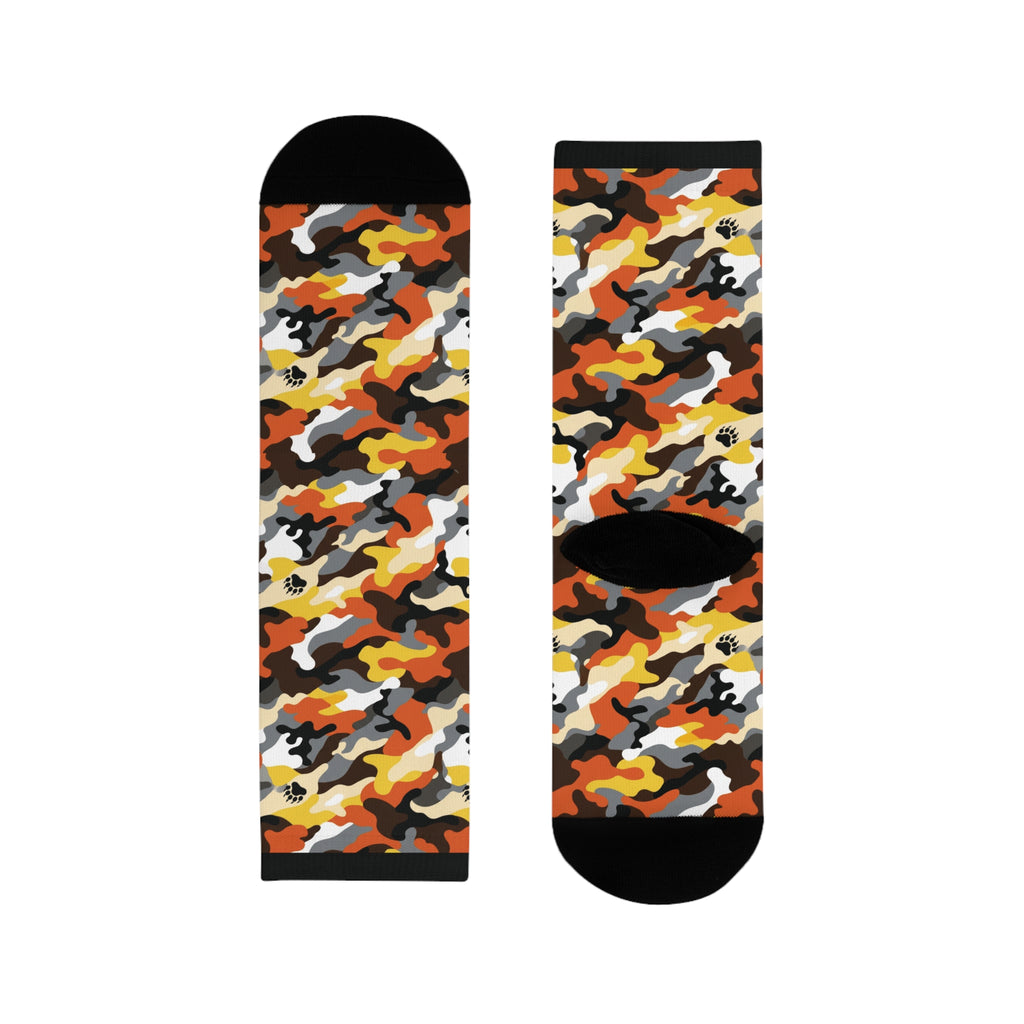 Bear Brotherhood Flag Camo Socks