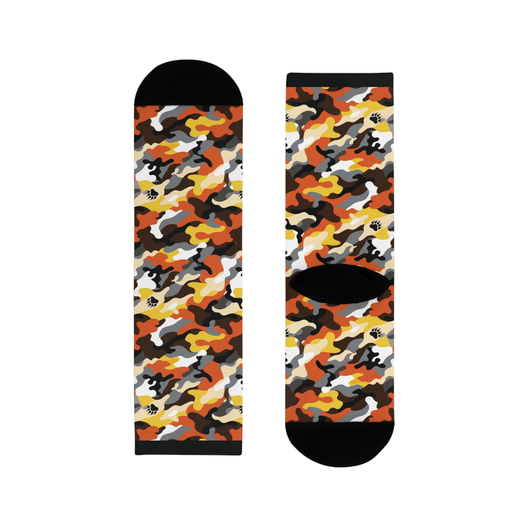Bear Brotherhood Flag Camo Socks
