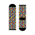 Pansexual Flag Camo Socks