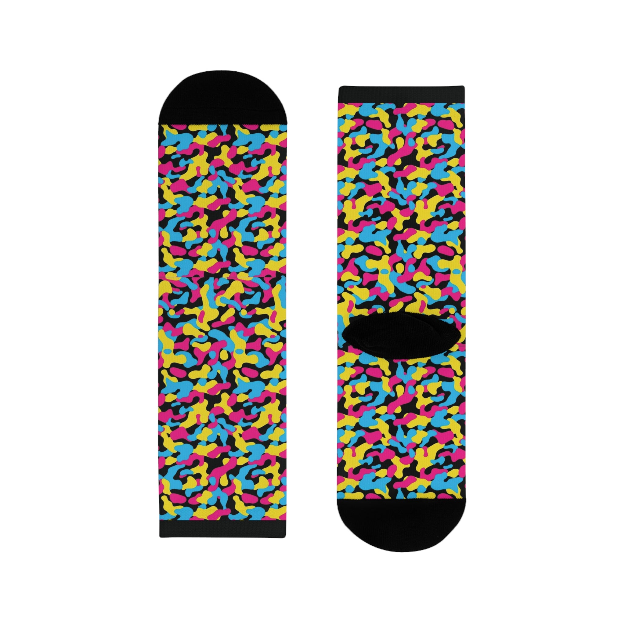 Pansexual Flag Camo Socks
