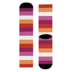 Lesbian Flag Socks