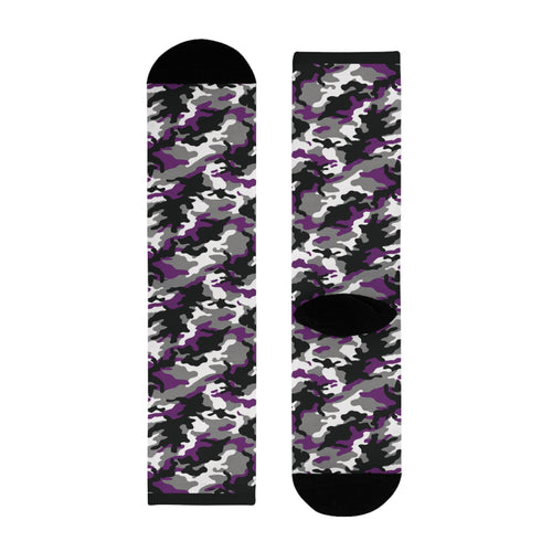 Asexual Flag Camo Socks