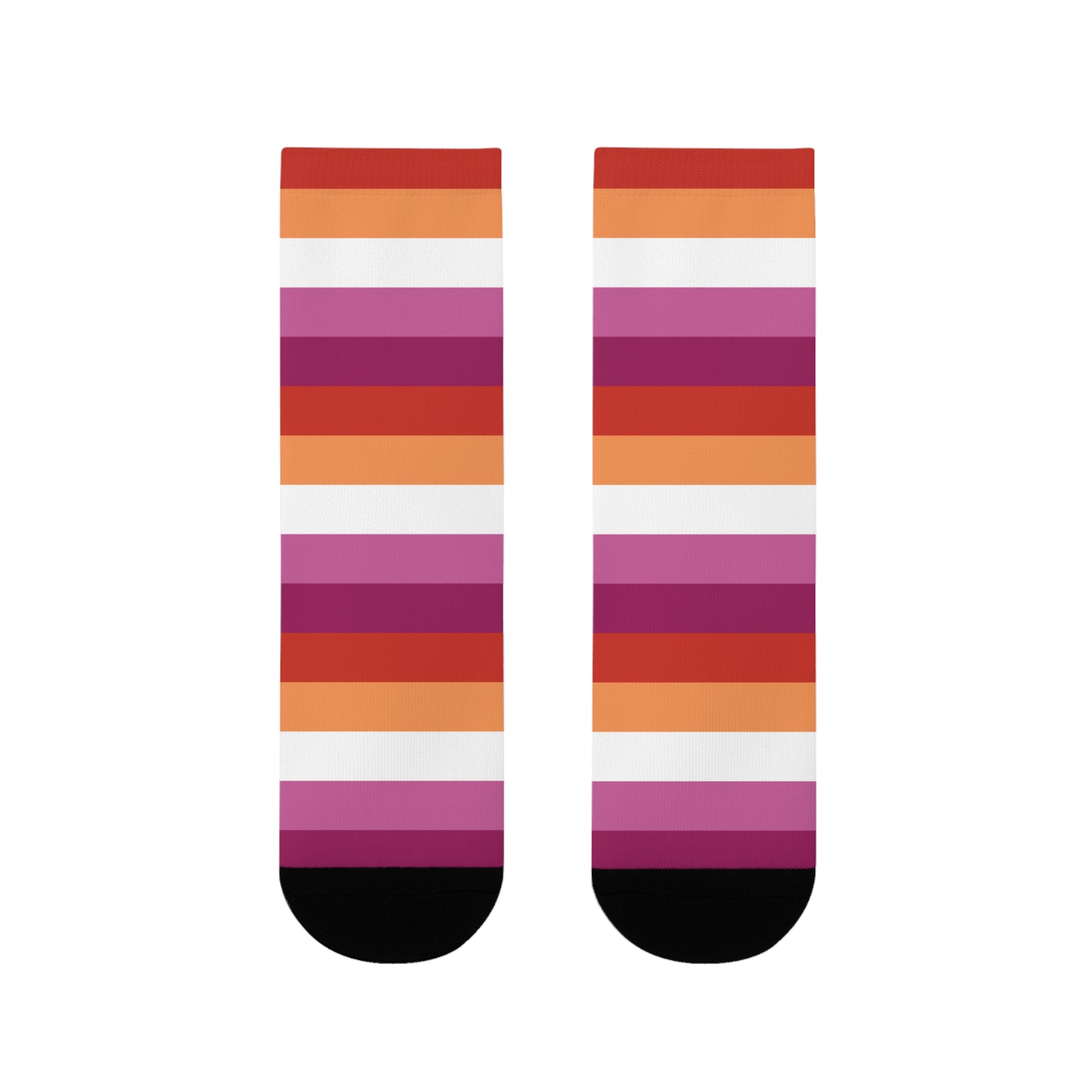 Lesbian Flag Socks