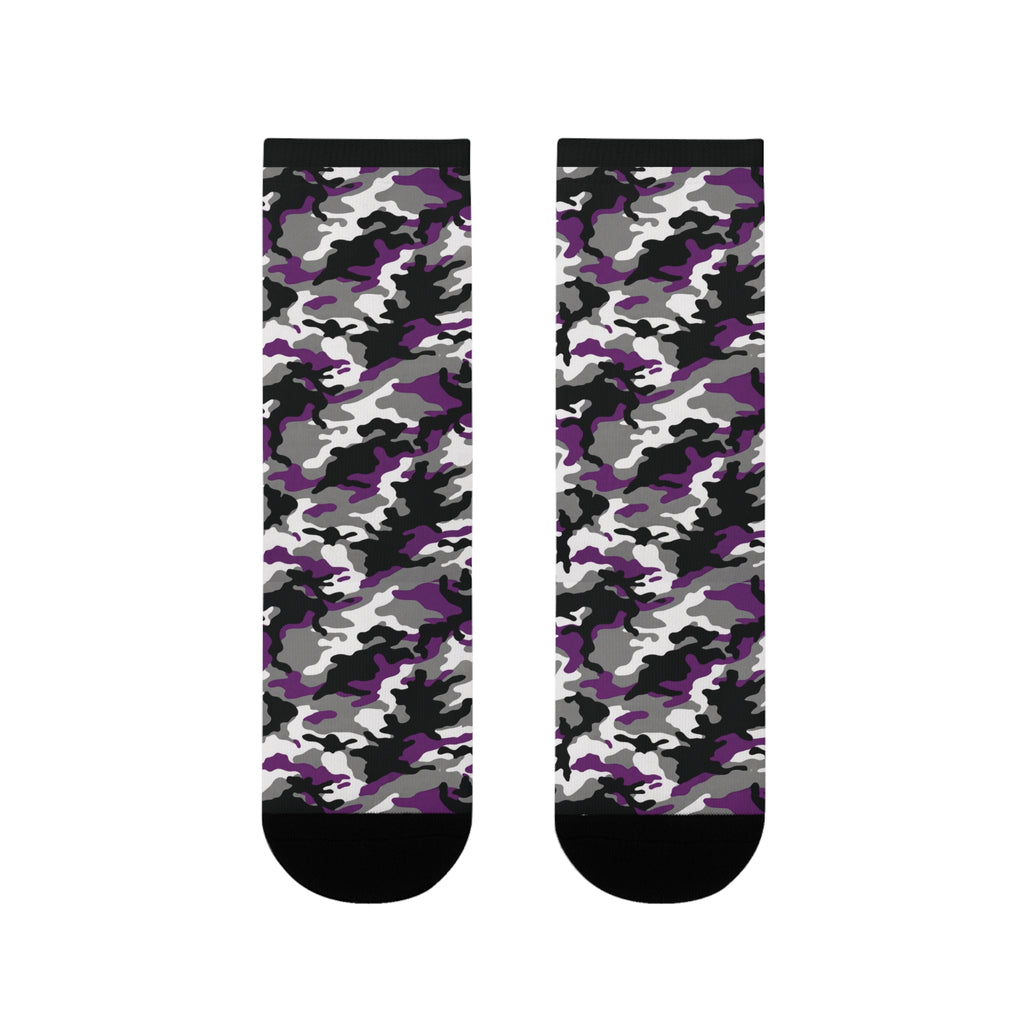 Asexual Flag Camo Socks