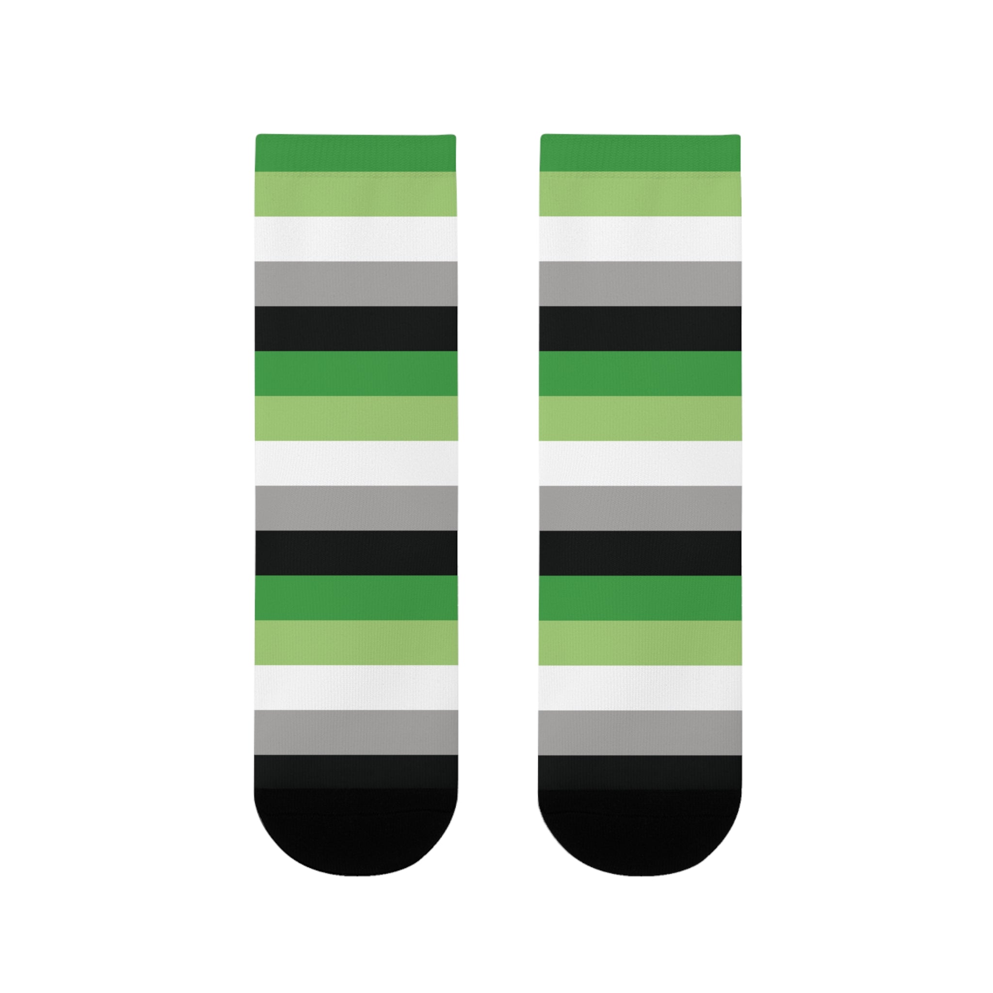 Aromantic Flag Socks