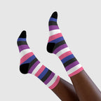 Genderfluid Flag Socks
