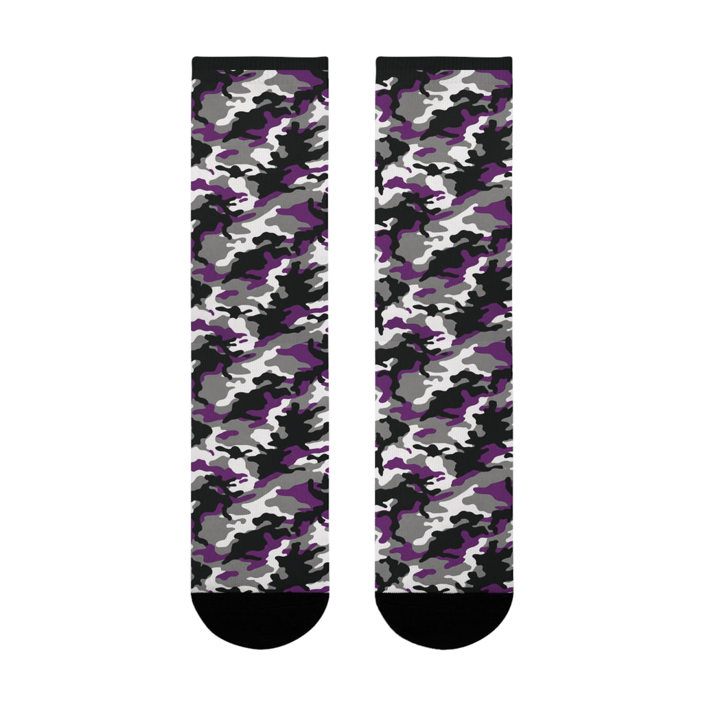 Asexual Flag Camo Socks