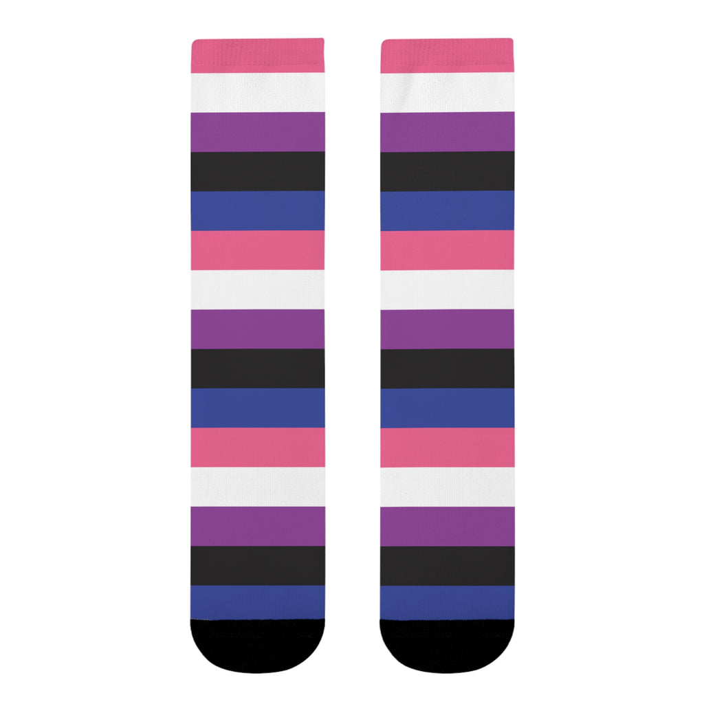 Genderfluid Flag Socks
