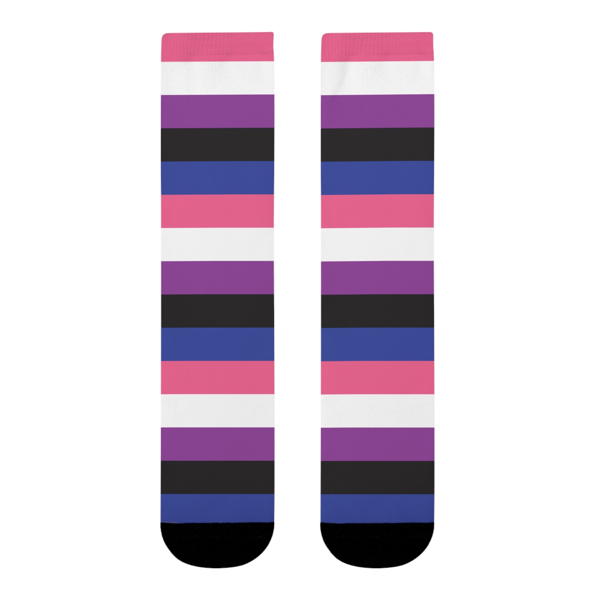Genderfluid Flag Socks