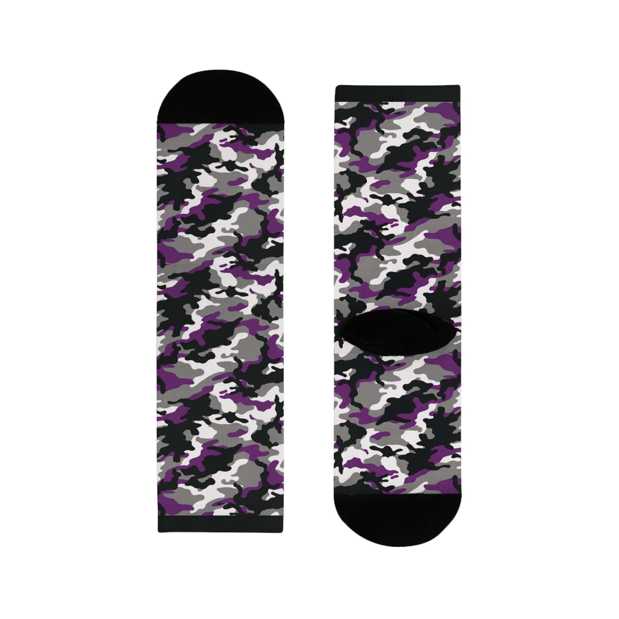 Asexual Flag Camo Socks