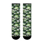 Aromantic Flag Camo Socks