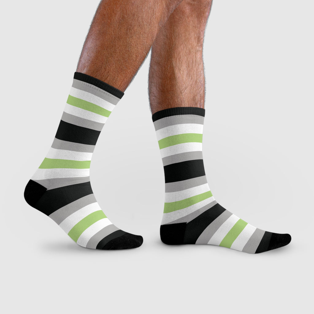 Agender Flag Socks
