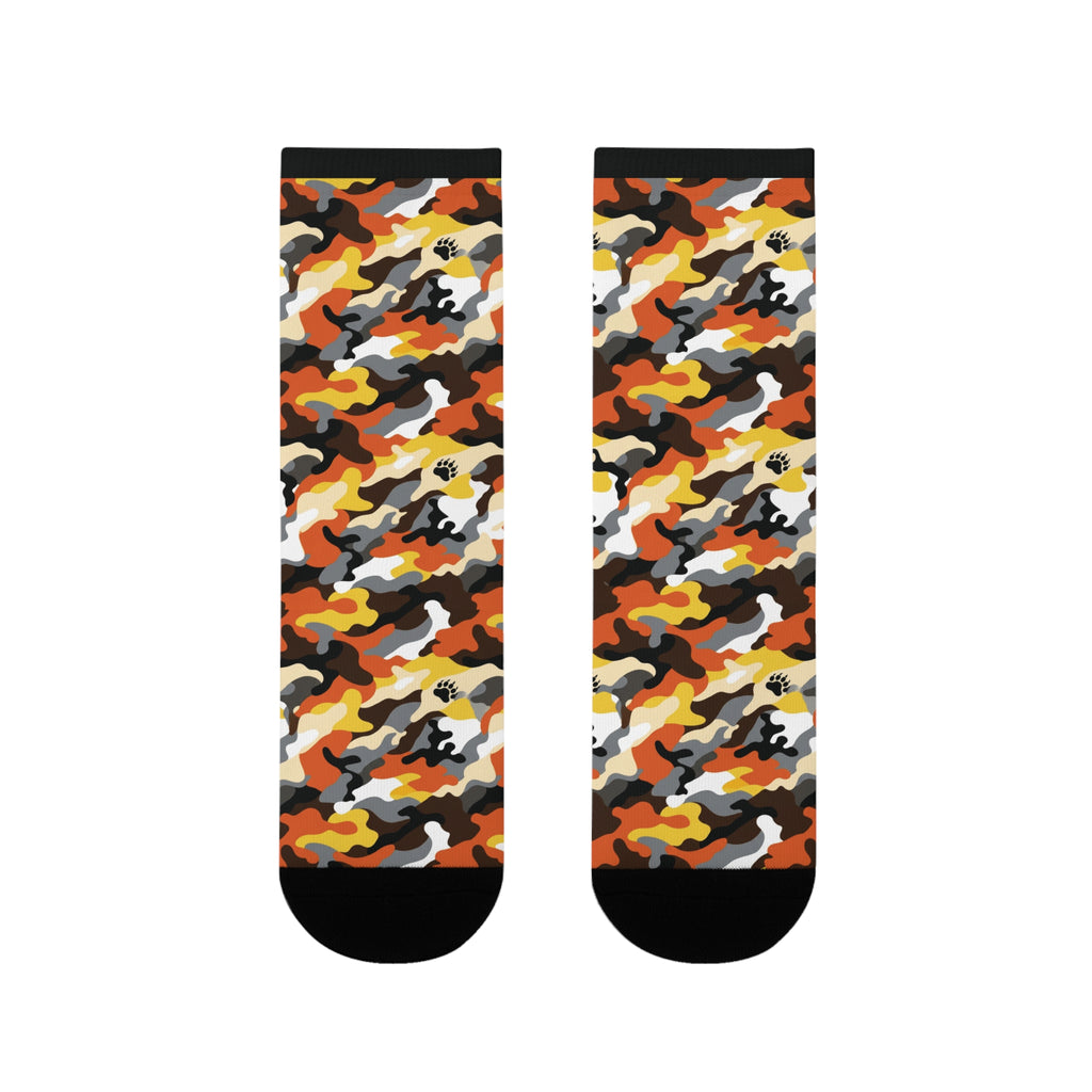 Bear Brotherhood Flag Camo Socks