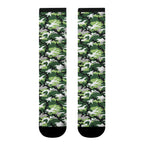 Aromantic Flag Camo Socks