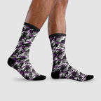 Asexual Flag Camo Socks