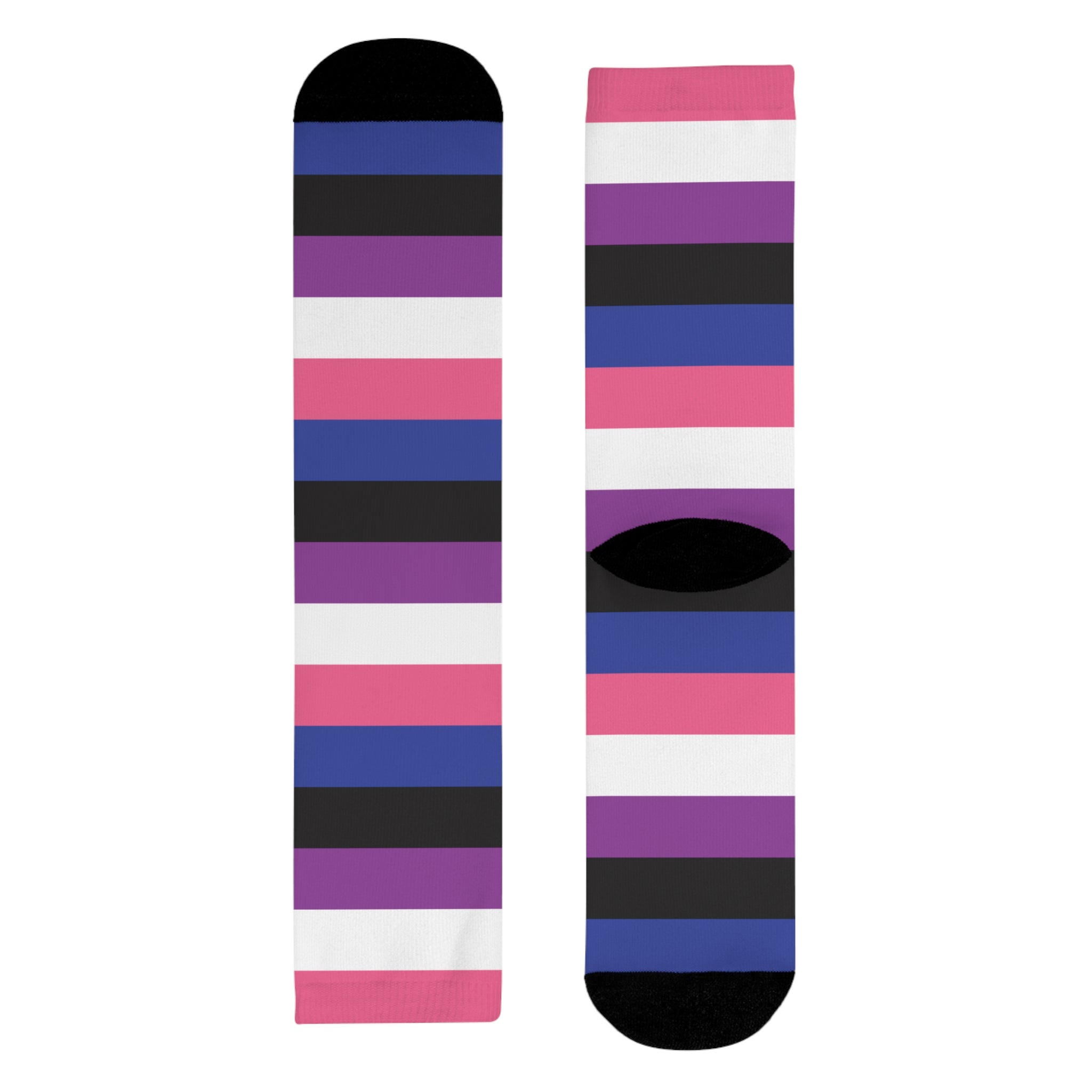 Genderfluid Flag Socks