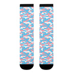 Transgender Flag Camo Socks