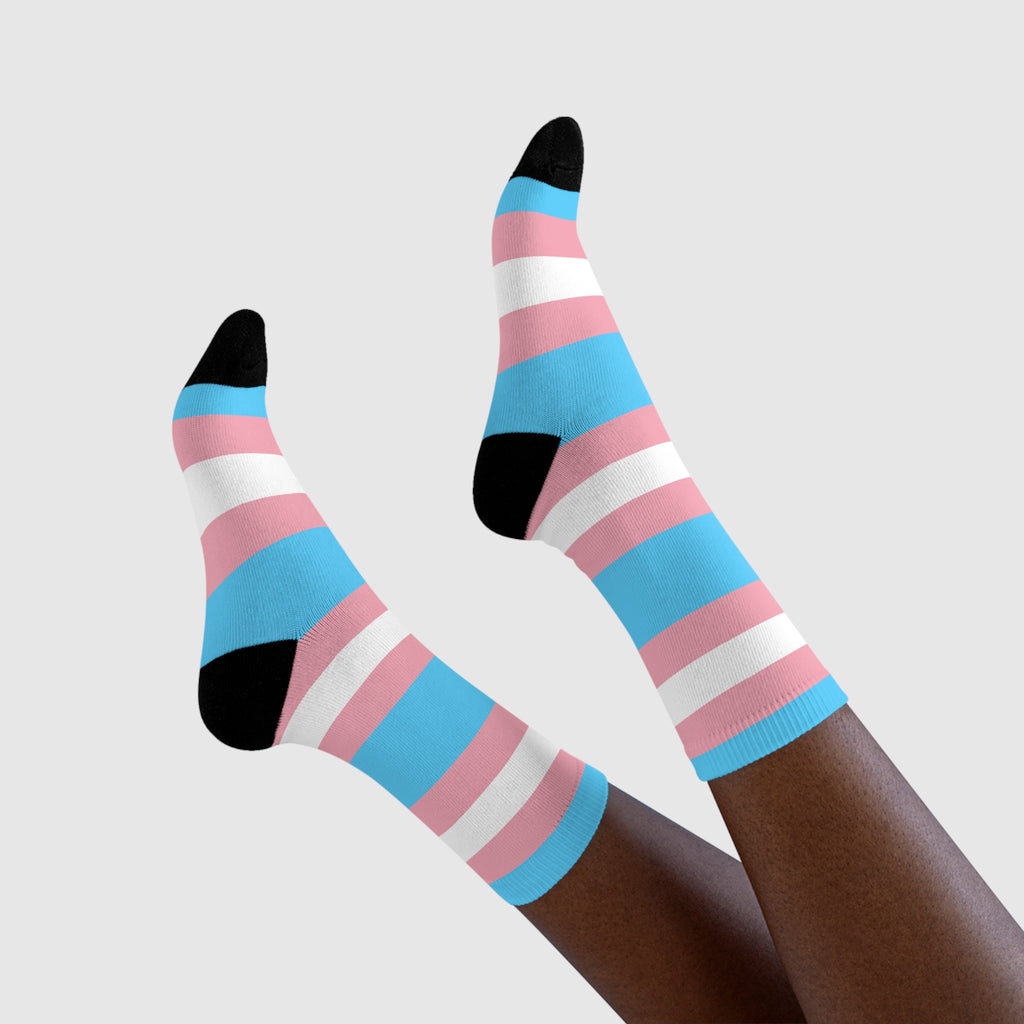Transgender Flag Socks