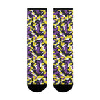Non Binary Flag Camo Socks