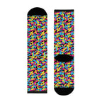 Pansexual Flag Camo Socks