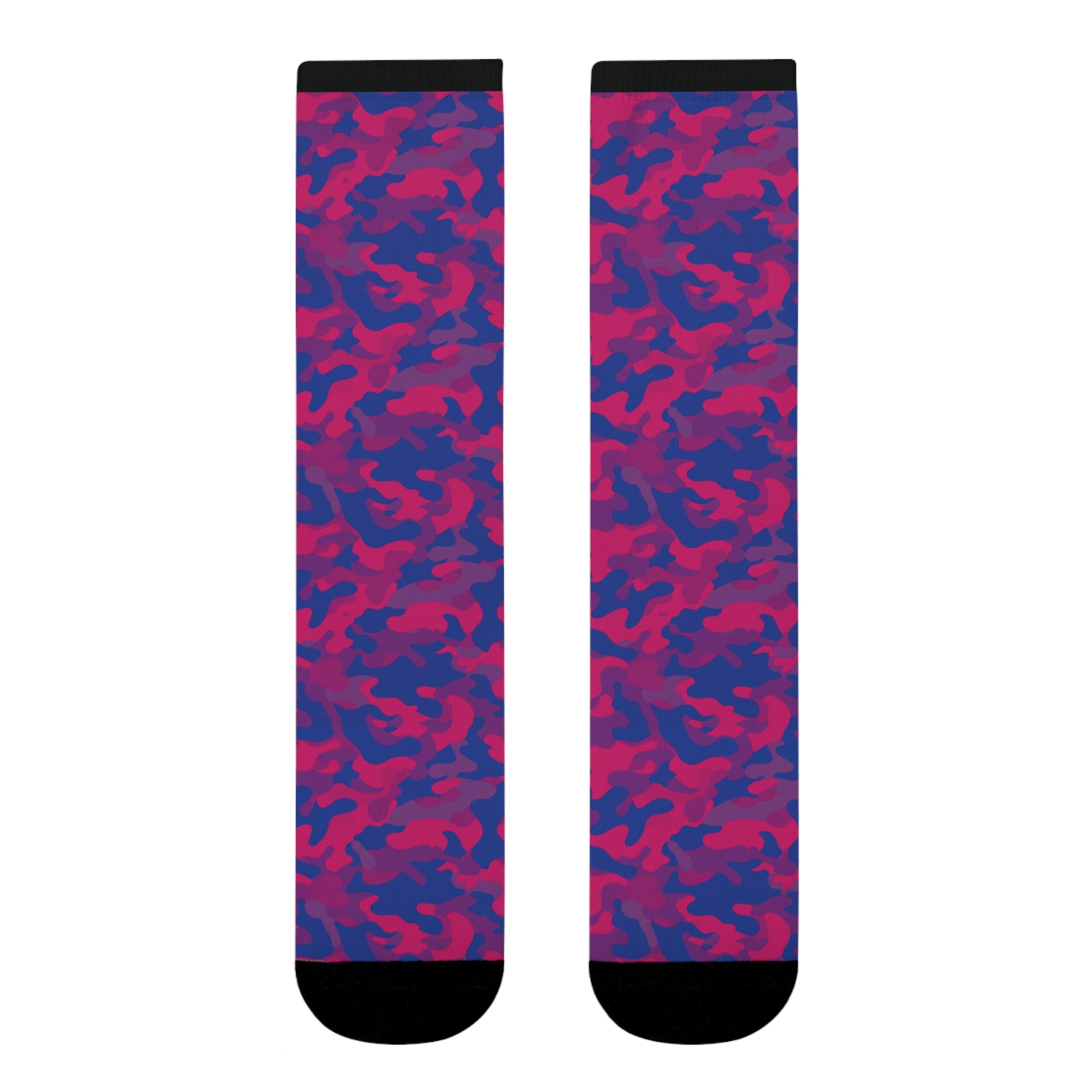 Bisexual Flag Camo Socks
