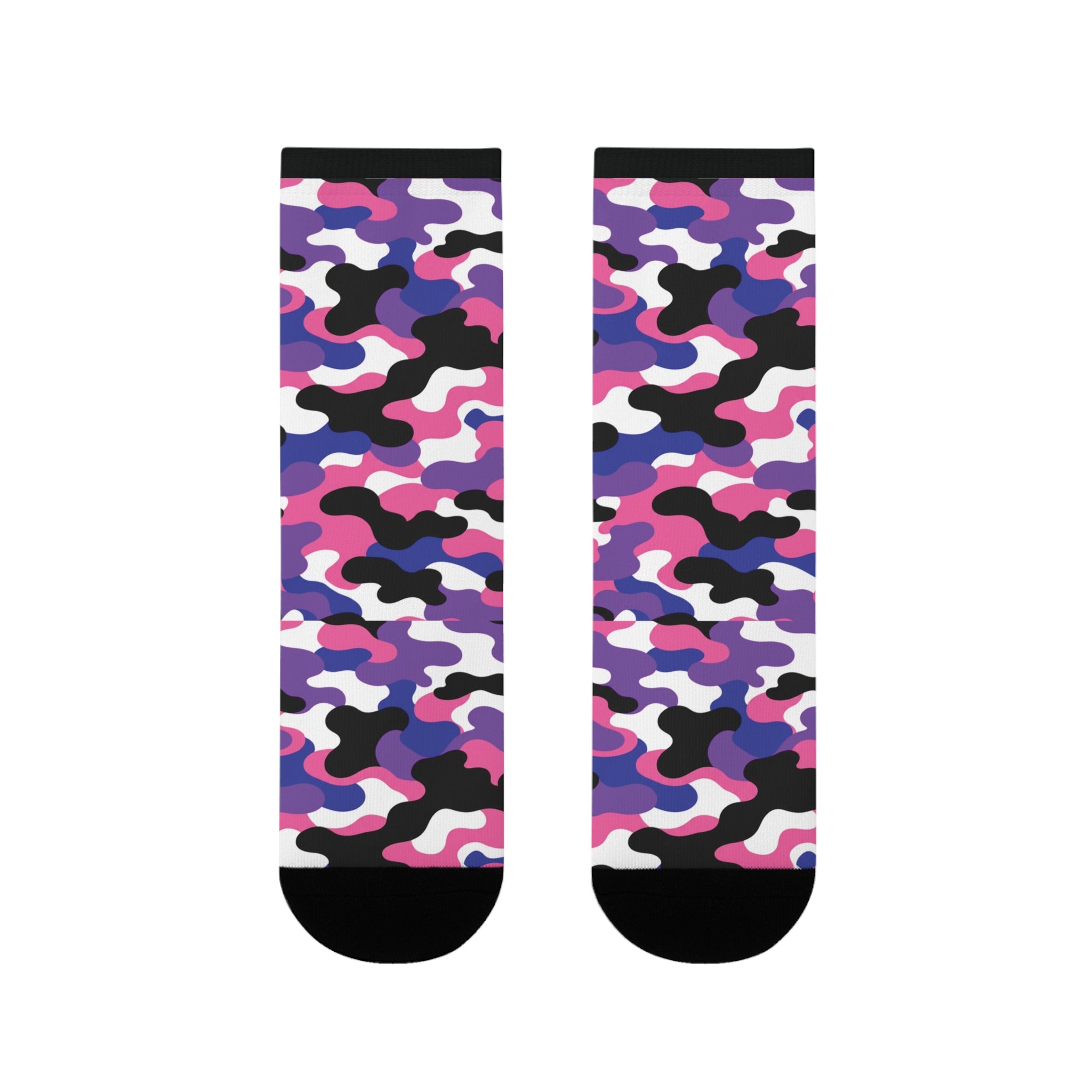 Genderfluid Flag Camo Socks