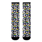 Straight Ally Flag Camo Socks