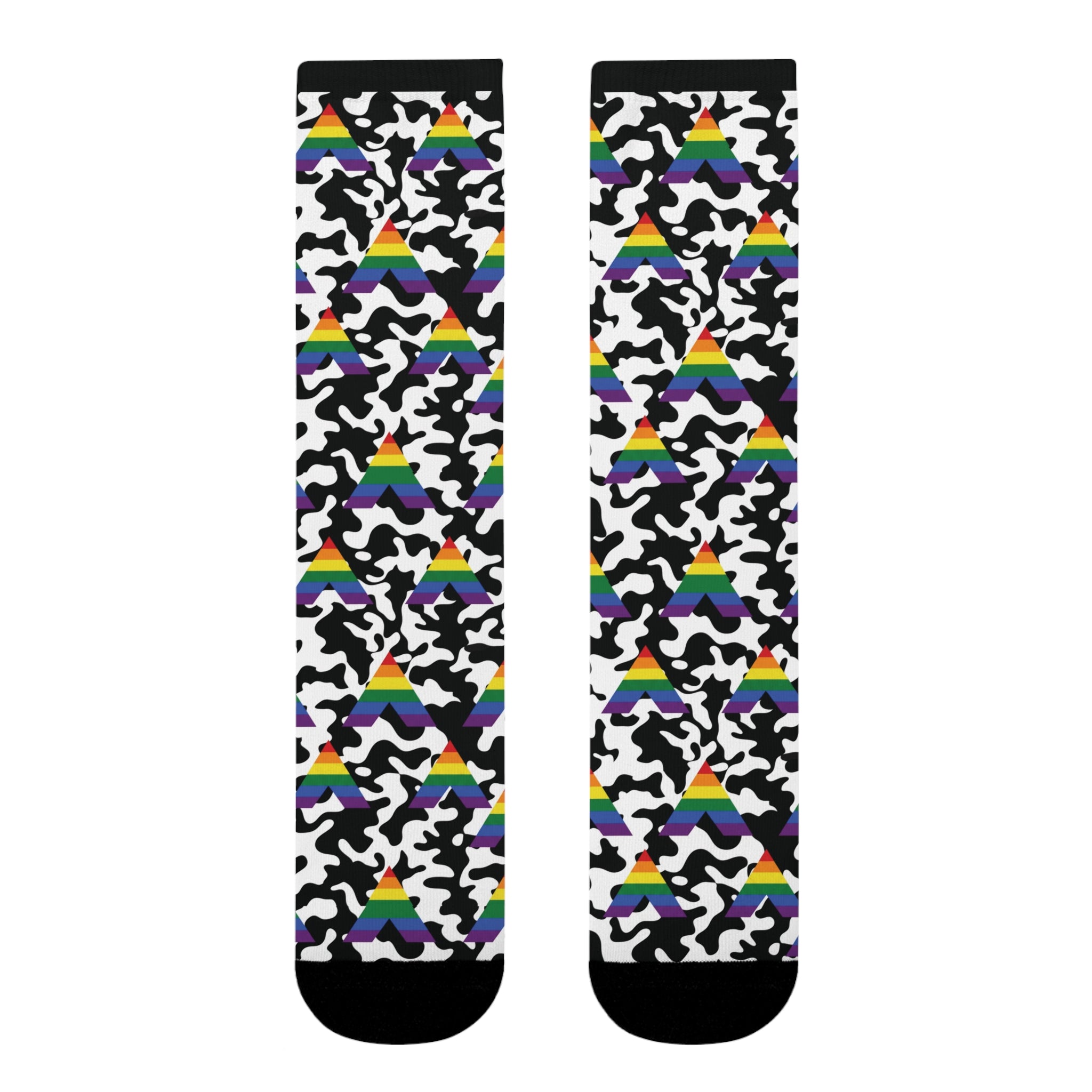 Straight Ally Flag Camo Socks