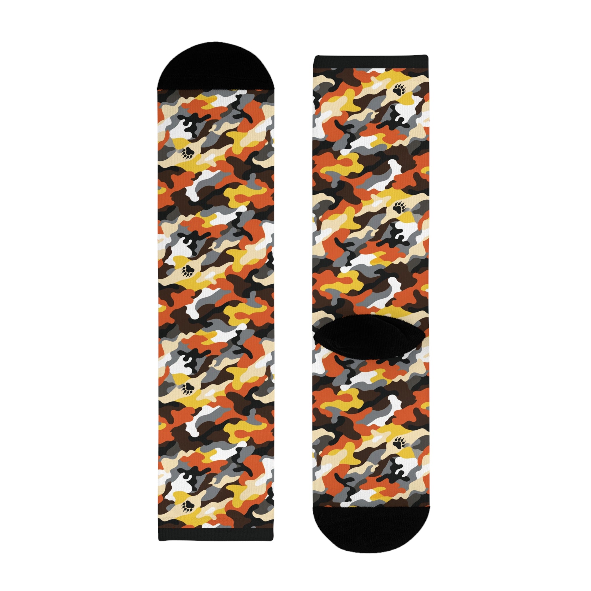 Bear Brotherhood Flag Camo Socks