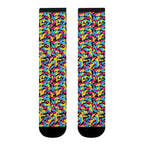Pansexual Flag Camo Socks
