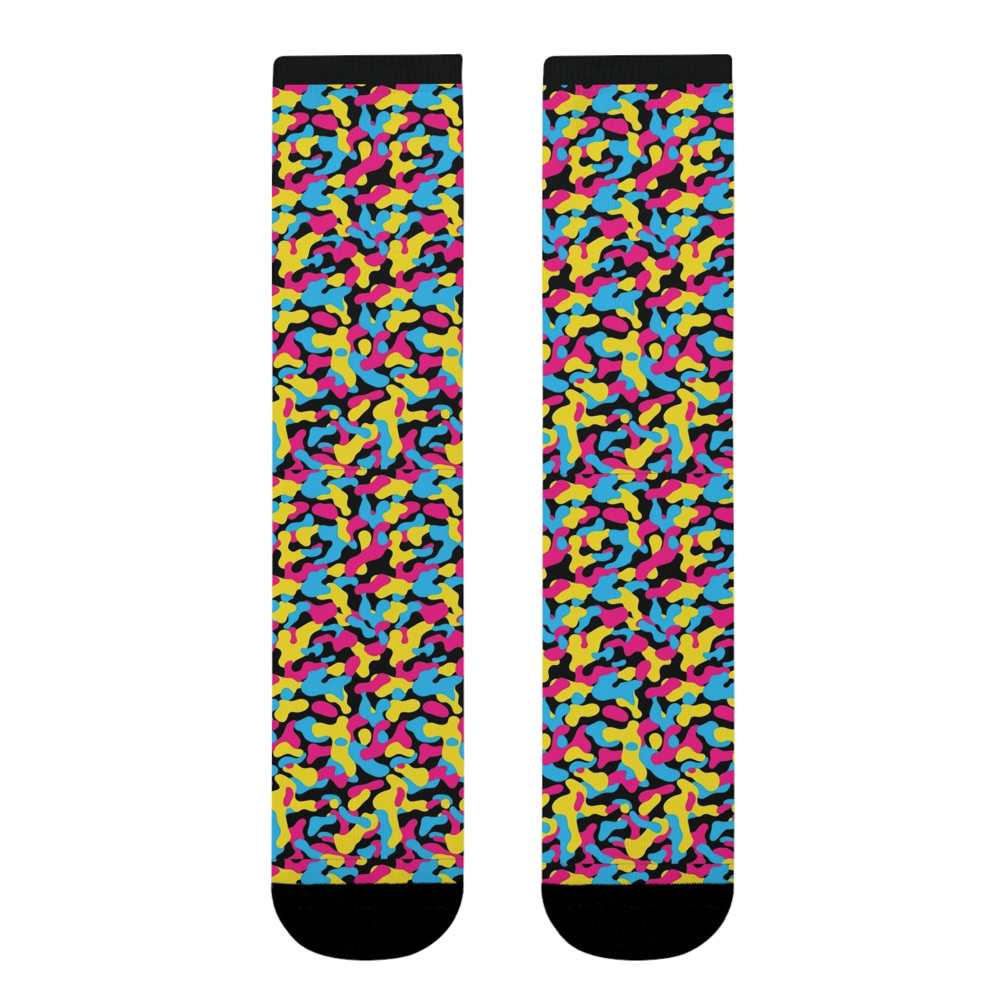 Pansexual Flag Camo Socks
