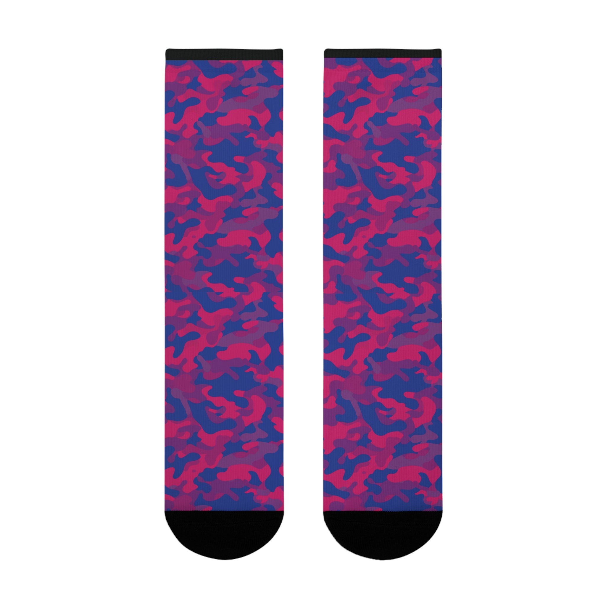 Bisexual Flag Camo Socks