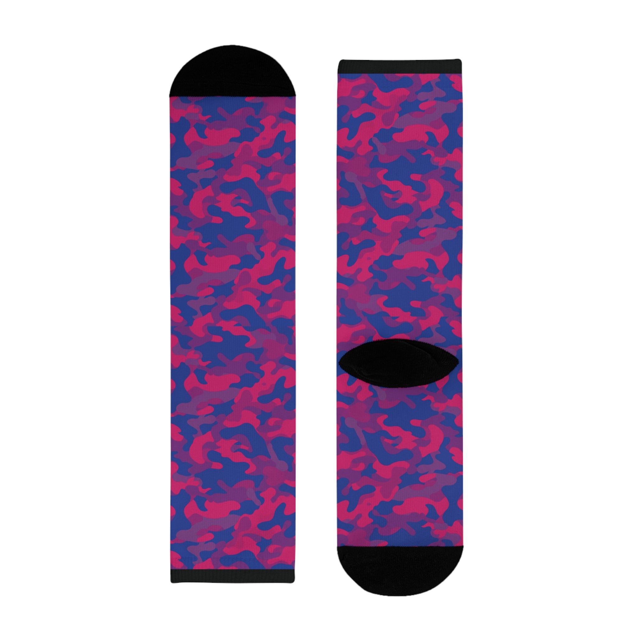 Bisexual Flag Camo Socks